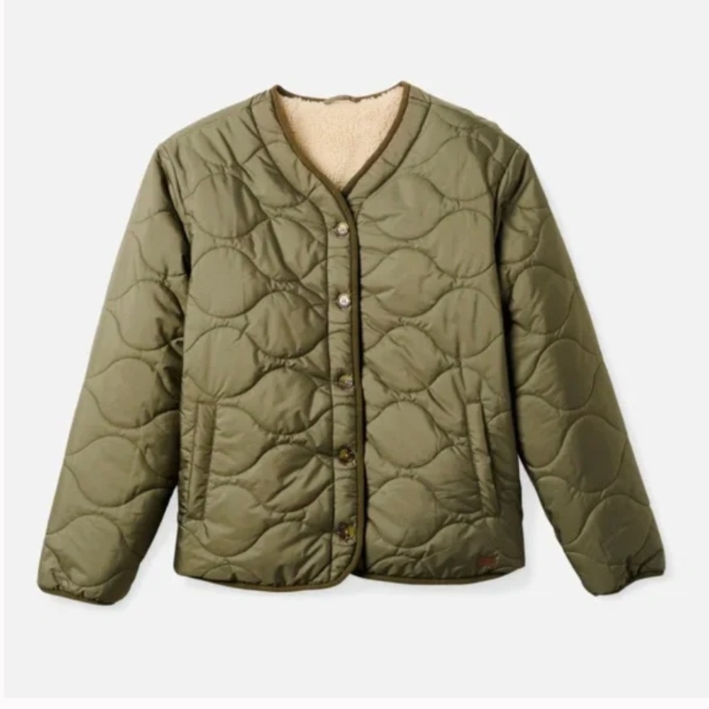 ISO Brixton Reversible Sherpa Jacket Size S